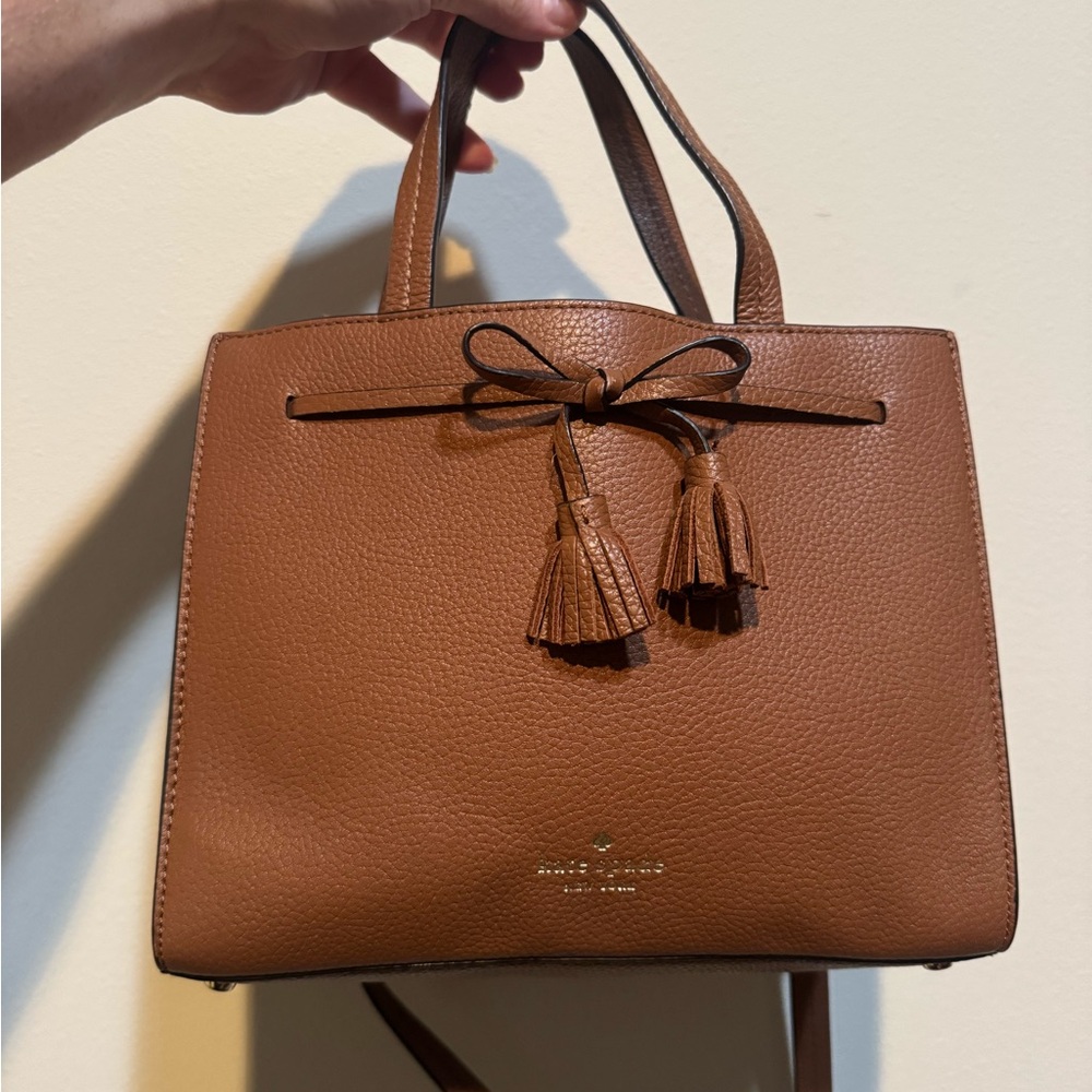 Kate Spade Tan Leather Satchel